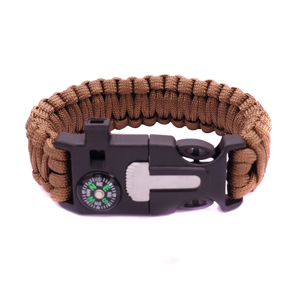 LMIKNI في الهواء الطلق التخييم الرجال سوار Paracord بقاء متعددة الوظائف مزين حبل سوار LMIKNI في الهواء الطلق التخييم الرجال سوار Paracord بقاء متعددة الوظائف مزين حبل سوار