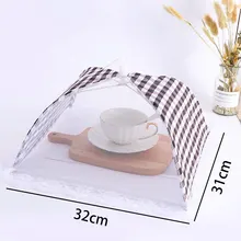 1 шт. зонтик пищевая сетка крышка Кружева дышащий открытый для пикника барбекю анти-насекомые крышка кухонные инструменты Складные продуктовые палатки