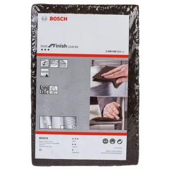 

BOSCH 2608608211 Flats abrasive non tissue coarse Brown