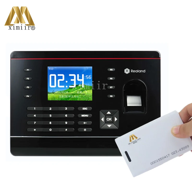 

A-C061 2000 fingerprint templates USB,TCP/IP fingerprint & password & RFID (Proximity) card time attendance time clock recorder