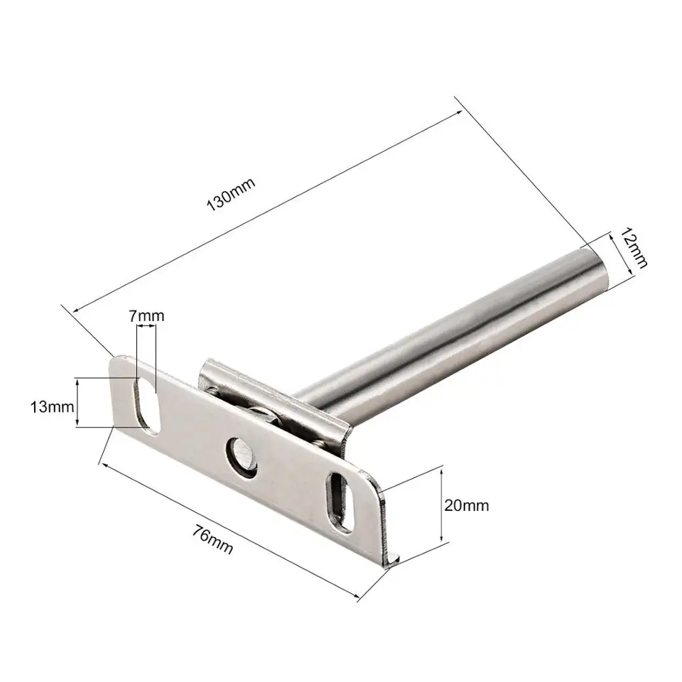 Uxcell 4pcs Invisible Floating Shelf Brackets Adjustable Blind Shelf Floating Support Brackets Concealed Mount For Home Wall Diy