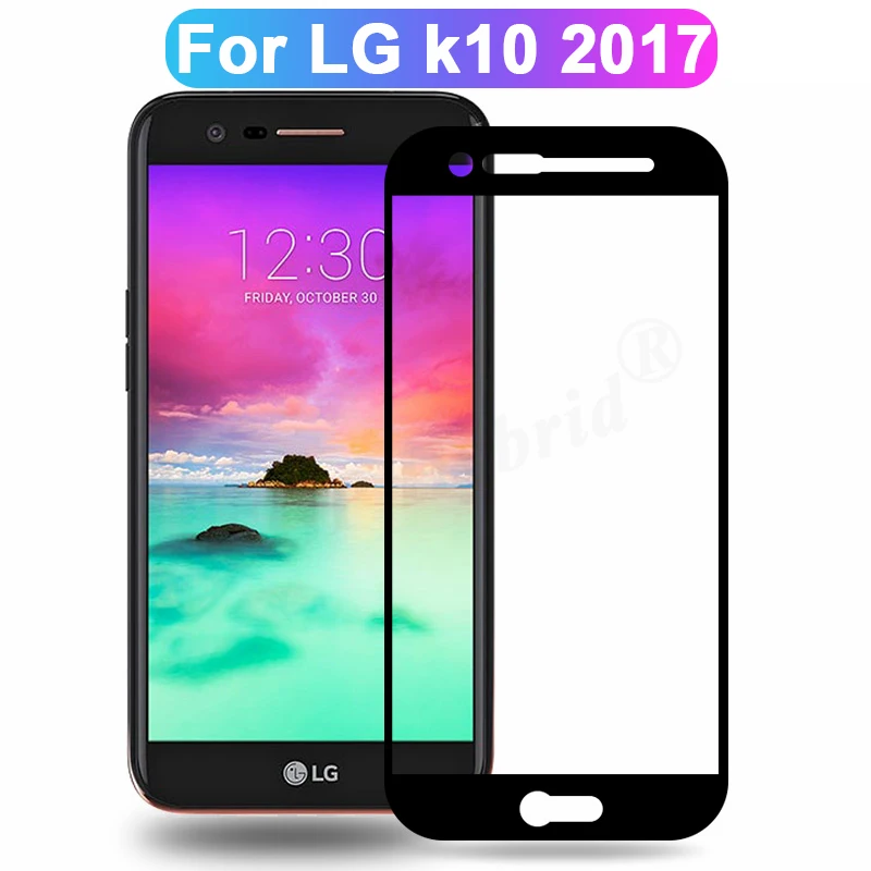 2.5D protective glass On for LG K10 2017 m250 Light protection film for LG K10 2017 K 10 Explosion Proof glass Sklo Cover afbeelding