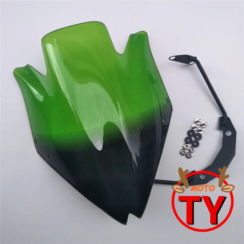 Мотоцикл для Kawasaki Z 750 Z750 2007 2008 2009 2010 2011 2012 ветряное дефлекторное Дымовое черное