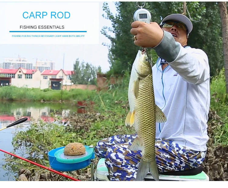 de pesca 37 tune bambu cor mão