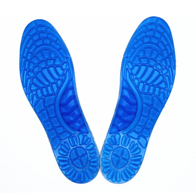 Aliexpress.com : Buy 1 Pair Silicon Gel Insoles Women Men Sport Running ...