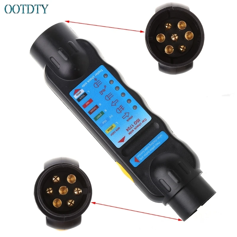 Diagnostic Tool 7 Pin Car Trailer Caravan Towing Tow Bar Light Wiring