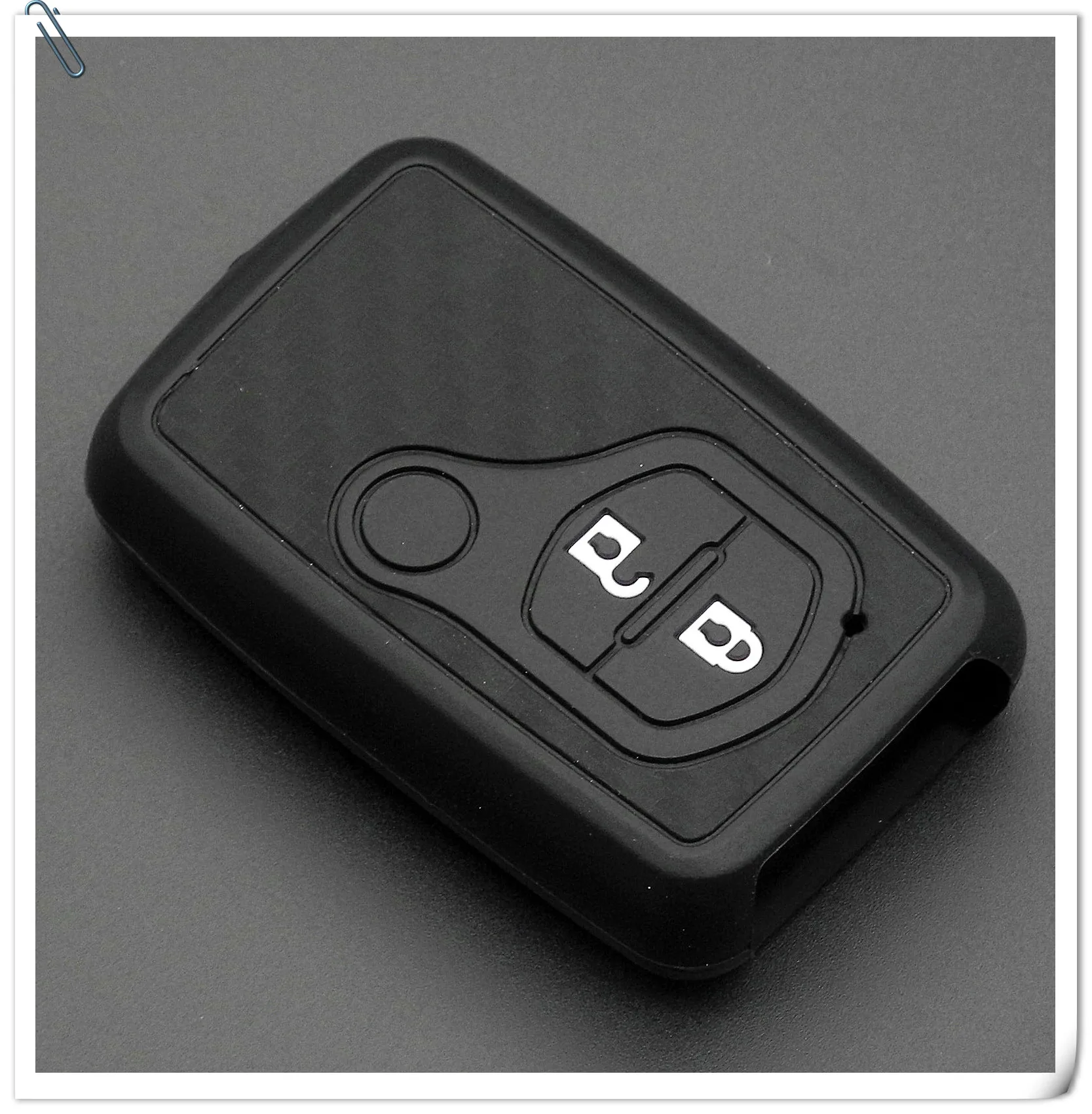 Keyforkess copertura della cassa chiave dell'automobile del Silicone del carbonio per Toyota Land Cruiser Prado 150 Camry Prius Crown per Subaru Foreste Outback XV - HTB1mX8ZwiMnBKNjSZFzq6A qVXaT