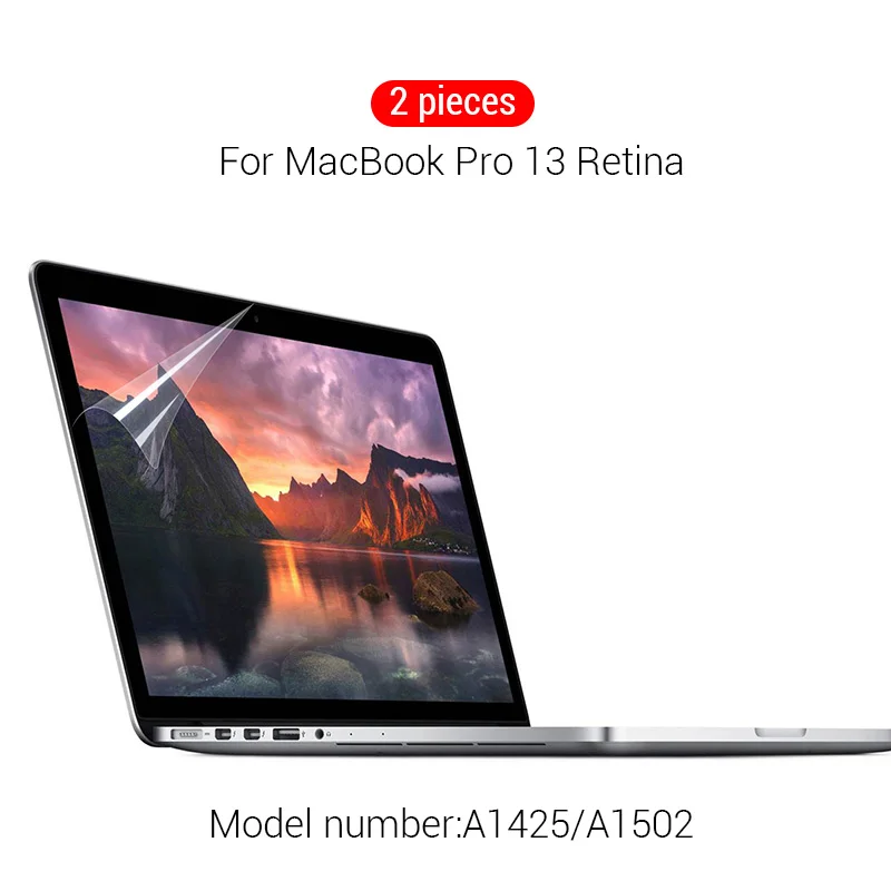 PZOZ защитная плёнка для экрана ноутбука для Apple Macbook Mac Book Pro 13 Модель A1706 A1708 экранная пленка прозрачная PE мягкая защитная пленка - Цвет: Model A1425 A1502