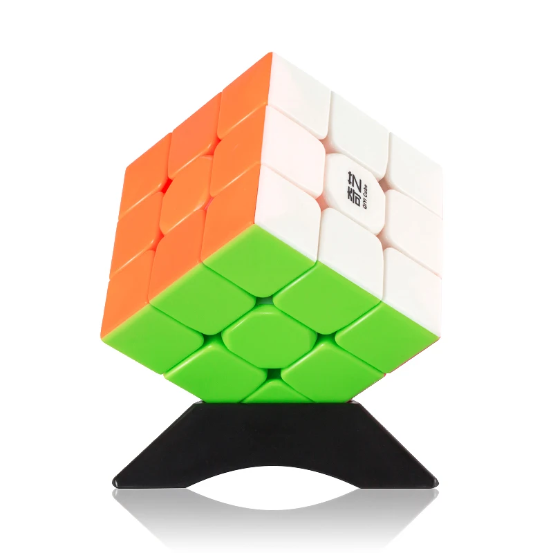 2x2x2 3x3x3 4x4x4 5x5x5 наклонная Пирамида Профессиональный скоростной магический куб базовый пазл твист классический развивающий куб игрушки для детей - Цвет: 3x3x3 And Base