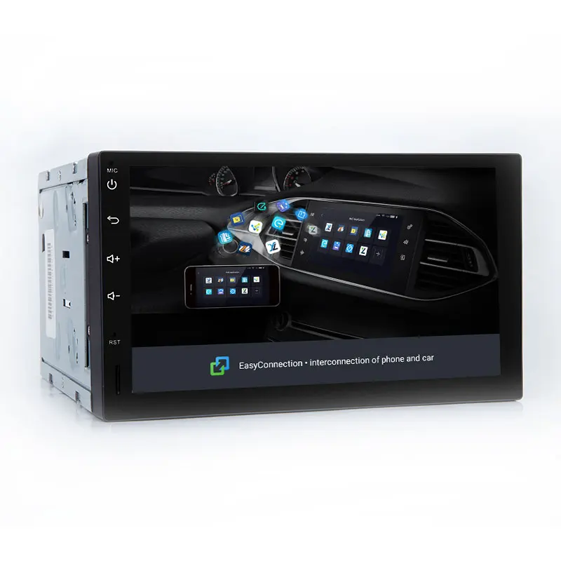 Top 2 din Android 8.1 Car Radio Head Unit For Nissan Note Qashqai Xtrail Juke Almera 3 Multimedia Audio Tape Recorder GPS Navigation 3