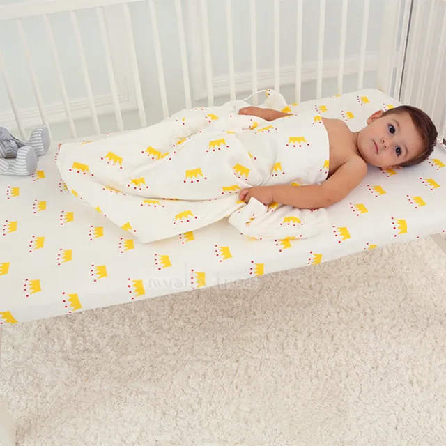 Baby Fitted Sheet 100 Cotton Home Textile Bed Sheets Covers Mattress Cover Protector Crib Sheet