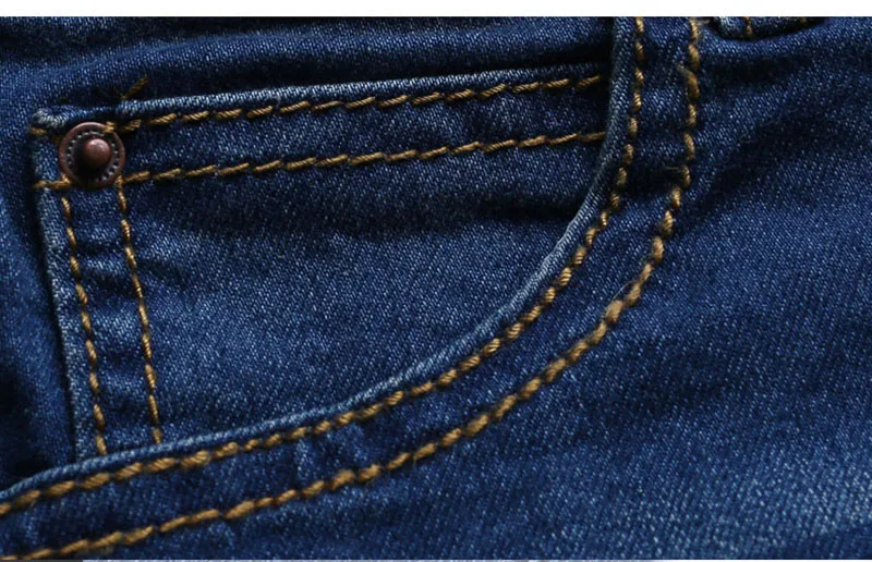 2019 Джинсы женские с высокой талией эластичные узкие джинсовые длинные брюки-карандаш Большие размеры женские джинсы Feminina женские толстые