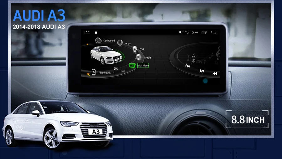 Best Navirider 8-Core Android 8.0 car gps player for Audi A3 2014-2017 MMI system radio touch screen stereo head units tape recorder 0 Best Navirider 8-Core Android 8.0 car gps player for Audi A3 2014-2017 MMI system radio touch screen stereo head units tape recorder 0