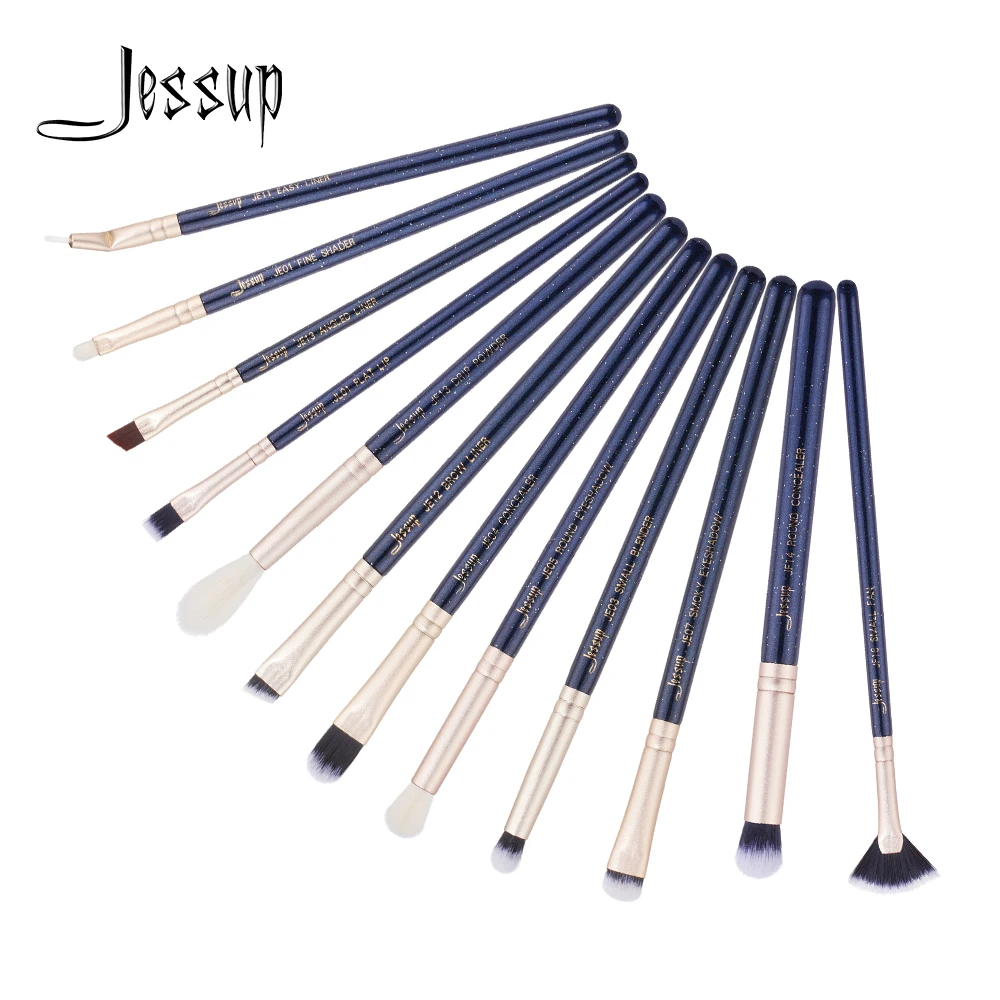 

Jessup brushes 12pcs Makeup Brushes Set maquiagem profissional completa Concealer Eyeshadow Liner Lip Blending Brushes T478