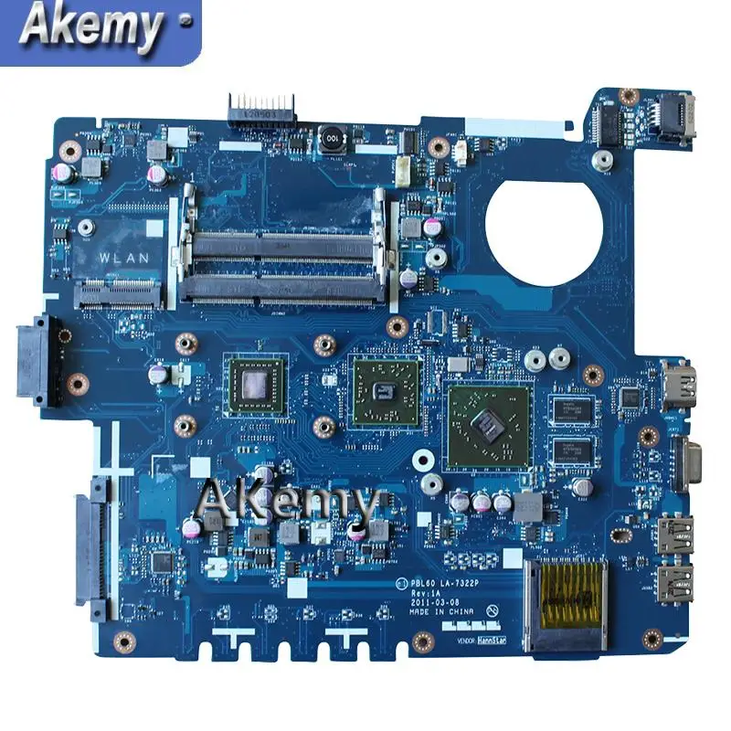 Amazoon X53B материнская плата для ноутбука ASUS X53B K53B X53BY X53BR K53BR K53BE Тесты оригинальная материнская плата PBL60 LA-7322P REV: 1A E450CPU