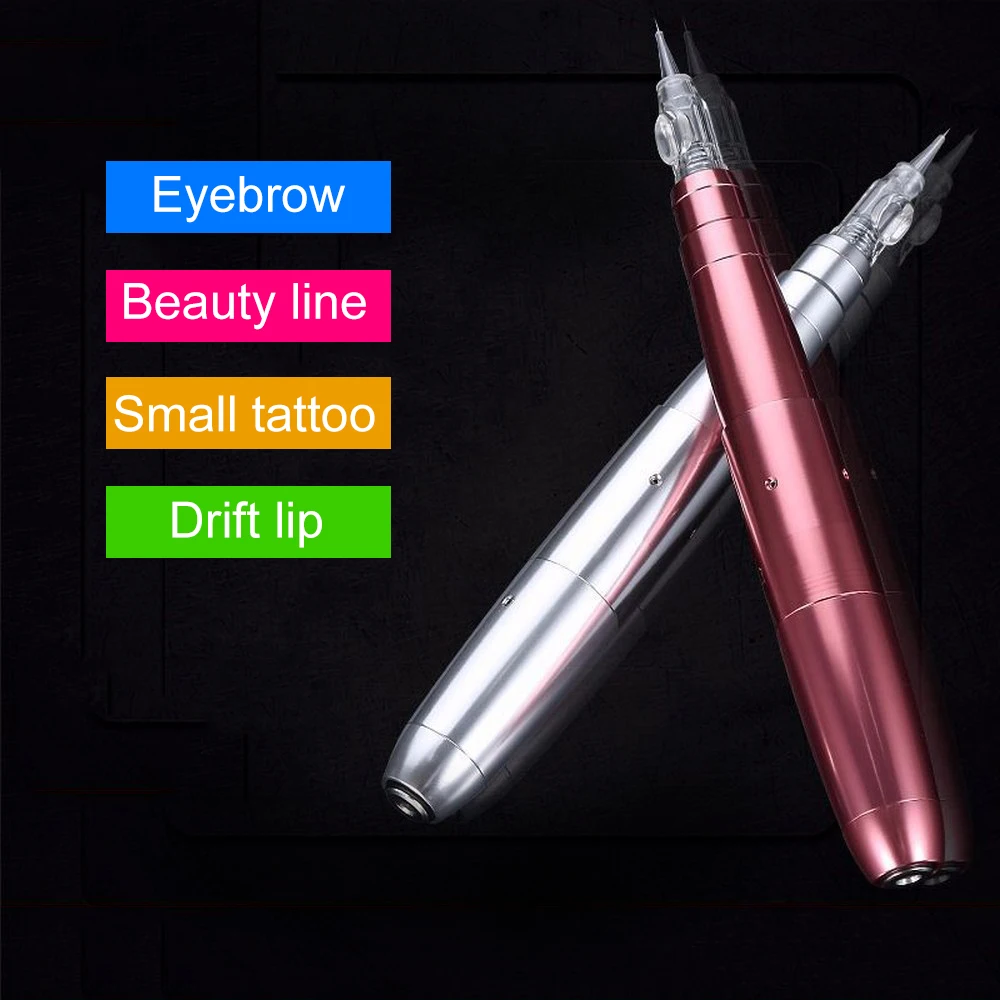 

Easy Click Permanent Makeup Machine Rotary Pen Tattoo Dermografo with Strong Quiet Motor for Eyebrow Lip Eyeliner Tattoo Machine