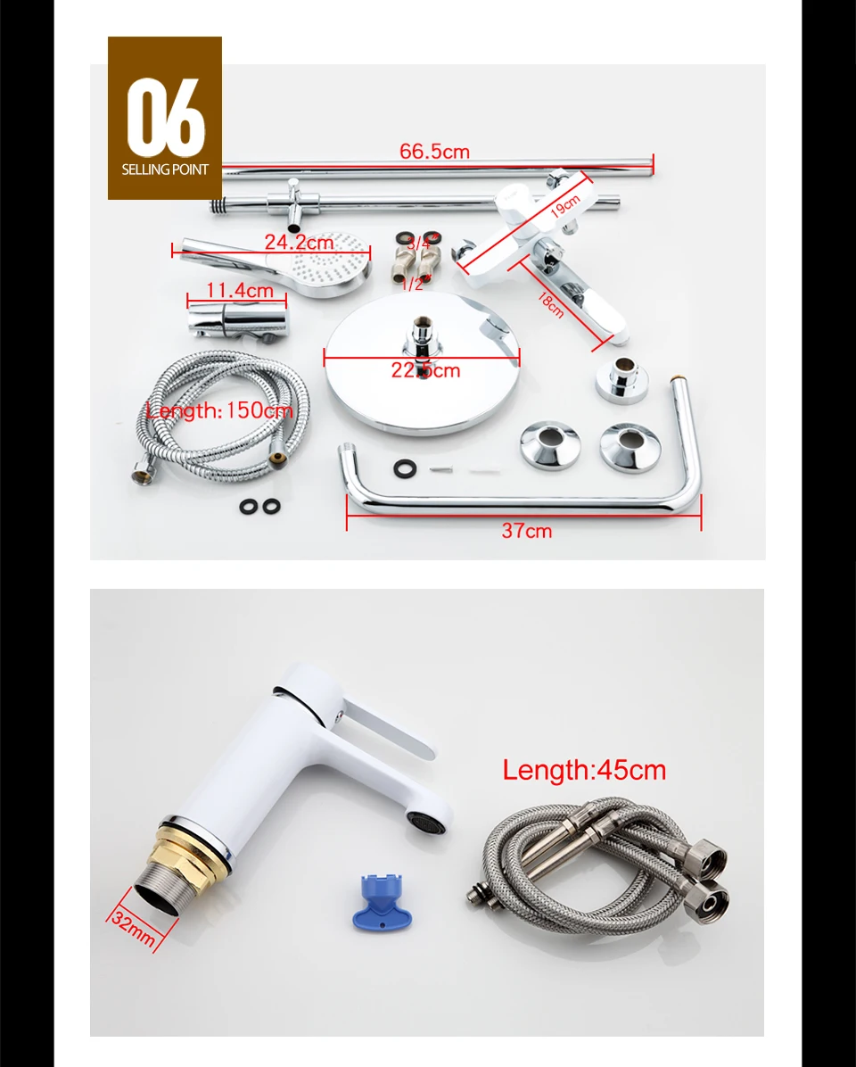 Shower Faucet Basin Faucet Details-6