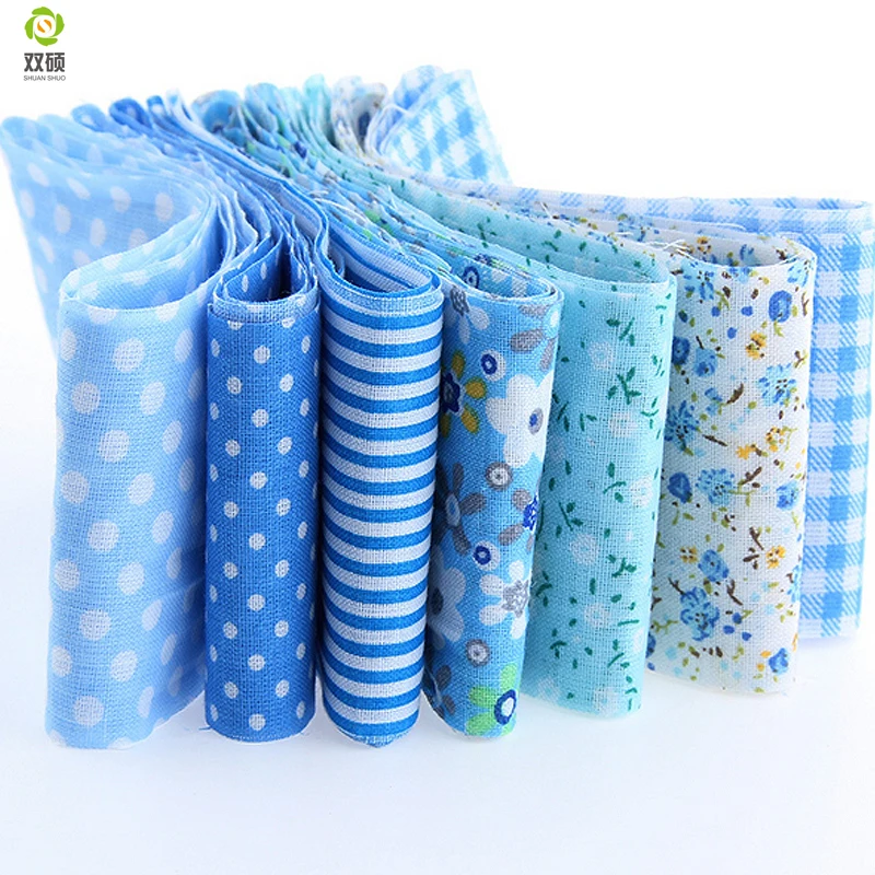 7pcs/lot jelly roll sewing textile blue sets fabric strips 5cmx100cm
tildas quilting doll's cloths 100%cotton