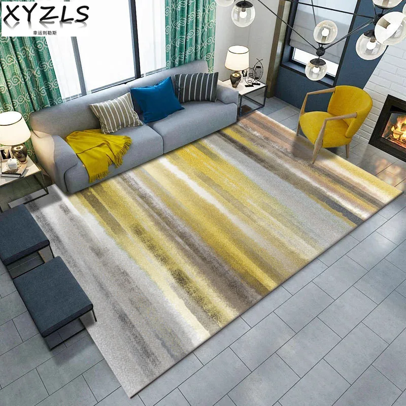 

XYZLS New Mediterranean Style S Carpet Fashion Simple Mat Absorbent Non-slip Rug for Living room/Bedroom