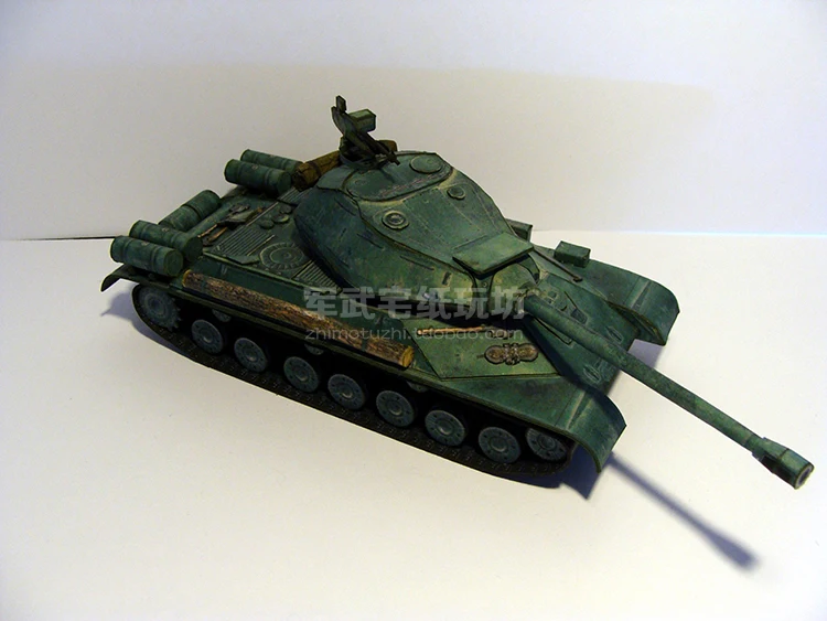 Советский тяжелый танк IS-4M 1:50 бумага модель танк мир Военная Униформа оружие ручной работы DIY игрушка