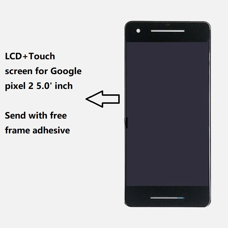 

5.0" LCD For Google Pixel 2 LCD Display Touch Screen Digitizer Full Assembly Mobile Phone Repair Replacement parts Black