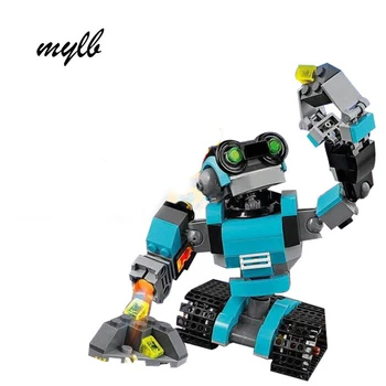 

mylb New 205Pcs Creative Series The three in one Explorer Robot Set 31062 Children Educational Building Bricks Blocks