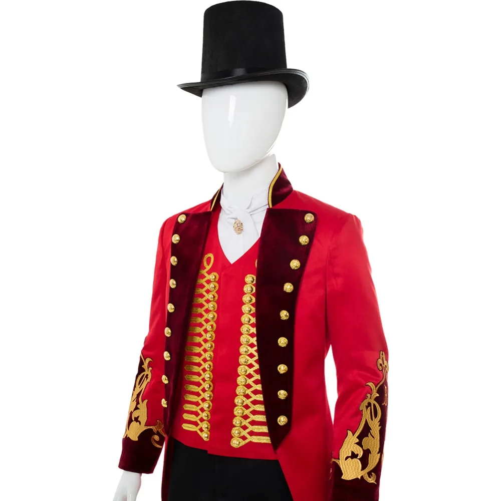 The Greatest Showman P.T. Костюм для косплея barum Хэллоуина костюм бармина униформа мага