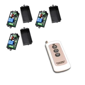 

Wireless Remote Control Switch AC 110V/220V 1CH 10A Receiver Transmitter Relay Switch Remote ON/OFF Teleswitch 315Mhz / 433Mhz