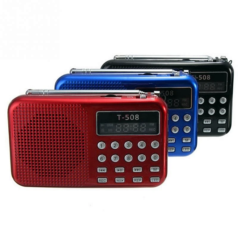 

Hot sale Digital fm radio Micro SD/TF USB Disk mp3 radio LCD Display Internet Radio with speaker RADT508