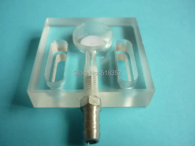 

50 x50 x12mm Acrylic Water Jet Panel/ General Type Water Spray Cooling Plate, EDM Wire Cut Medium Speed Machine
