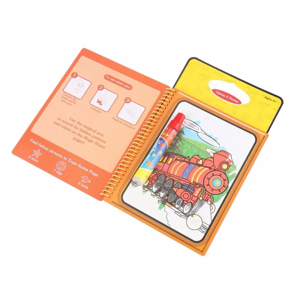 Download New Portable Magic Water Drawing Book Coloring Water ...