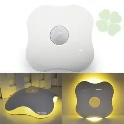 LightInBox USB аварийного настольная лампа для детей белый/желтый ночник ПИР Авто движения сенсор Новинка атмосфера