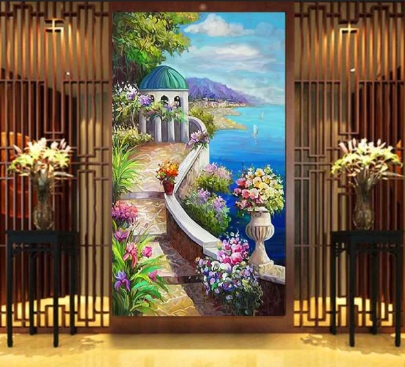 

2016 new diy 5d Diamond Painting diamond mosaic Landscape painting cross-stitch picture Home decoration gifts