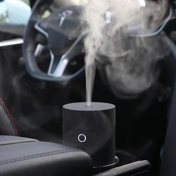 

VVPEC Mini Air Humidifier USB Ultrasonic Humidifier Car Aroma Diffuser Electric Essential Oil Diffuser Cup 7 Color LED Lights