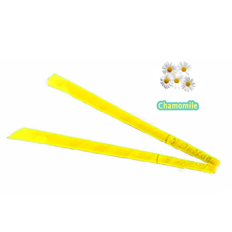 

204pcs/lot no smoke and pesticide free Chamomile trumpet indian ear candle ear cones + protective disc with CE qualified