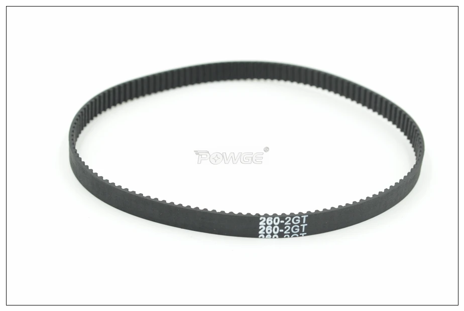 POWGE 260/264/268/274/280 2GT зубчатый ремень W = 3/6/9 мм зубов 130/132/134/137/140 GT2 замкнутому циклу