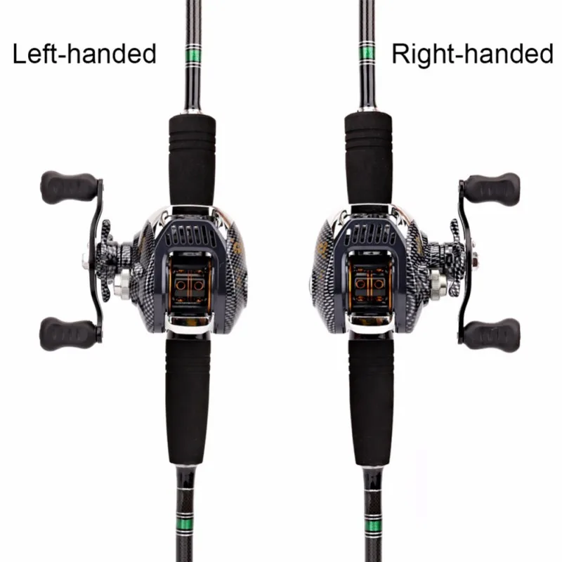 6.3:1 Baitcast Fishing Reel 13 Bearing Large Line Capacity Lightweight Left-handed Right-handed Bait Casting Fishing Wheel Tool