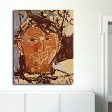 Portrait Of Pablo Picasso By Amedeo Modiglianies Art Canvas Poster Painting Wall Picture Print Home Bedroom Decoration Artwork Portrait Of Pablo Picasso By Amedeo Modiglianies Art Canvas Poster Painting Wall Picture Print Home Bedroom Decoration Artwork