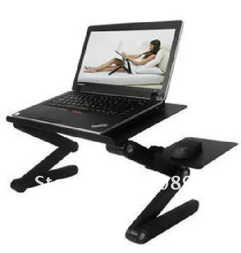 New Adjule Vented Laptop Table Computer Desk Portable New Adjule Vented Laptop Table Computer Desk Portable Bed Tray Book With Cooling Fan