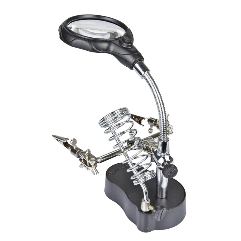 LED Clamp Soldering Iron Stand 02