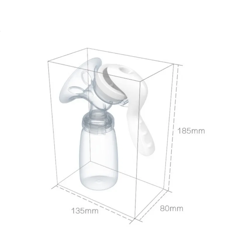 Ручные молокоотсосы, 150 мл, молокоотсос для кормления грудью, детские соски, бутылочка для всасывания молока, товары для дородового и послеродового ухода
