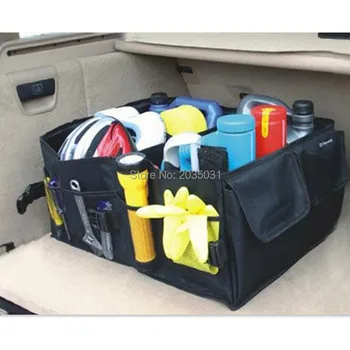 

Car trunk storage bag folding truck storage box FOR peugeot 406 tiguan mk2 renault kadjar vw eos vw t4 passat b7 chrysler 300c
