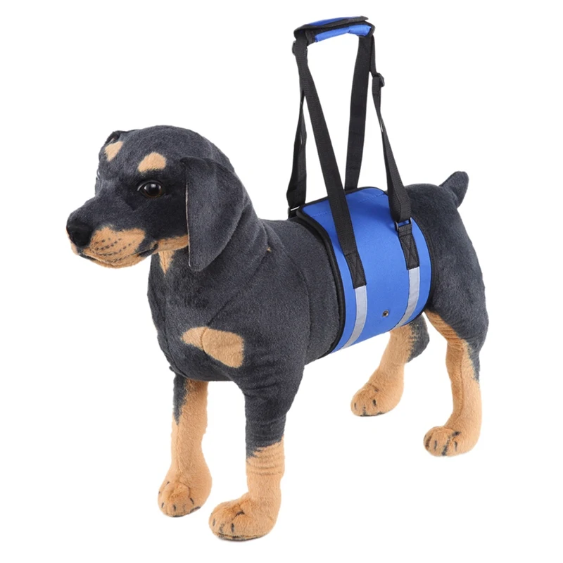 Светоотражающий нейлоновый поводок для питомцев, подтяжка для питомцев, спасательный поводок, подтяжка для собак со слабыми передними или задними ногами