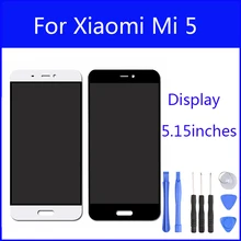 Original LCD For Xiaomi Mi 5 M5 Mi5 Pro Prime Display Screen Digitizer Touch Screen Glass Panel 5.15 Inch Replacement FreeTools