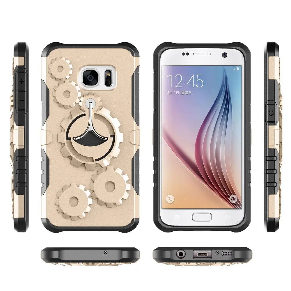 

For Samsung Galaxy S9 S8 S7 Edge iPhone X 5S 6S 7 Plus Running Gym Jogging Sports Cycling Arm Band Back Case Ring Bracket Cover