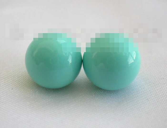 

Hot selling> free shipping 00281 3pc round blue south sea shell pearl earrings -Bride jewelry free shipping