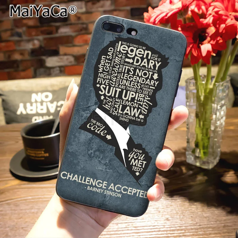 Защитный чехол для телефона MaiYaCa how i met your mother himym quotes для iPhone 8 7 6 6S Plus X XS MAX XR 5 5S SE 5C - Цвет: 18