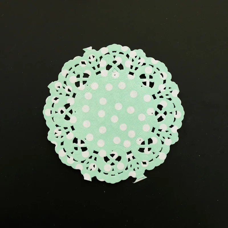 Dots Paper Lace Doilies 3.5inch 8.8cm Round Decorative Tableware Placemats Cake Packaging Paper Pads Mats