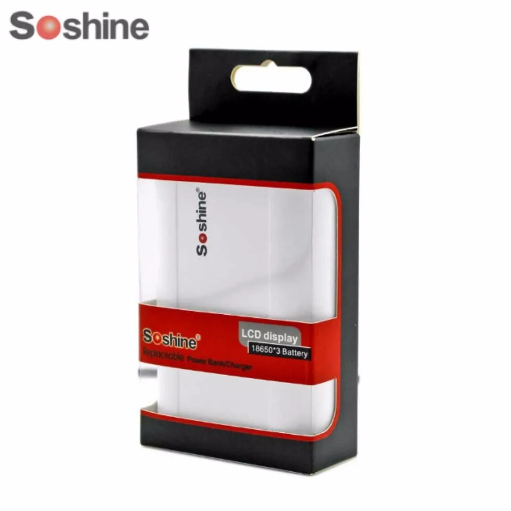 Зарядное устройство Soshine E5 с ЖК дисплеем и двумя USB портами зарядное 18650 для
