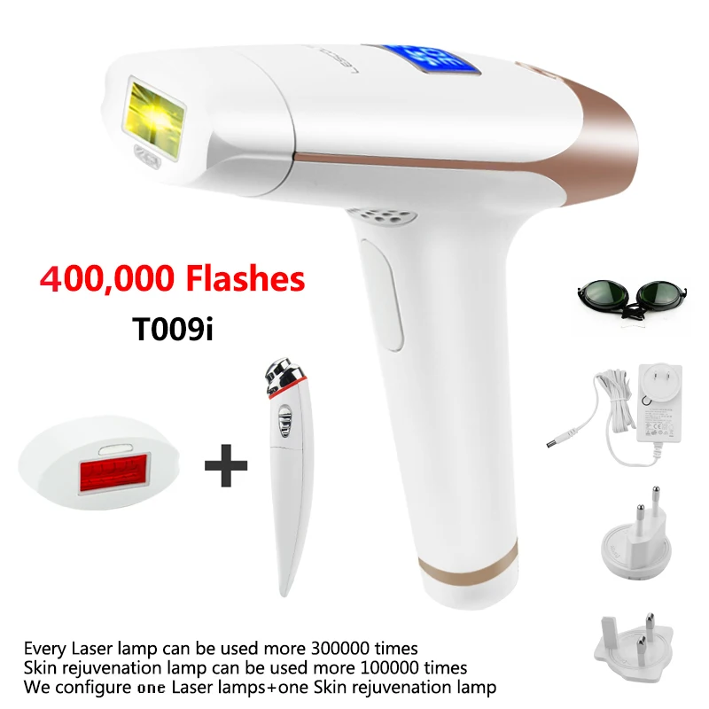 Lescolton лазерное устройство для удаления волос 3в1 700000 импульсное IPL постоянное удаление волос IPL лазерный эпилятор машина для удаления волос на подмышках - Цвет: With Eye Meter